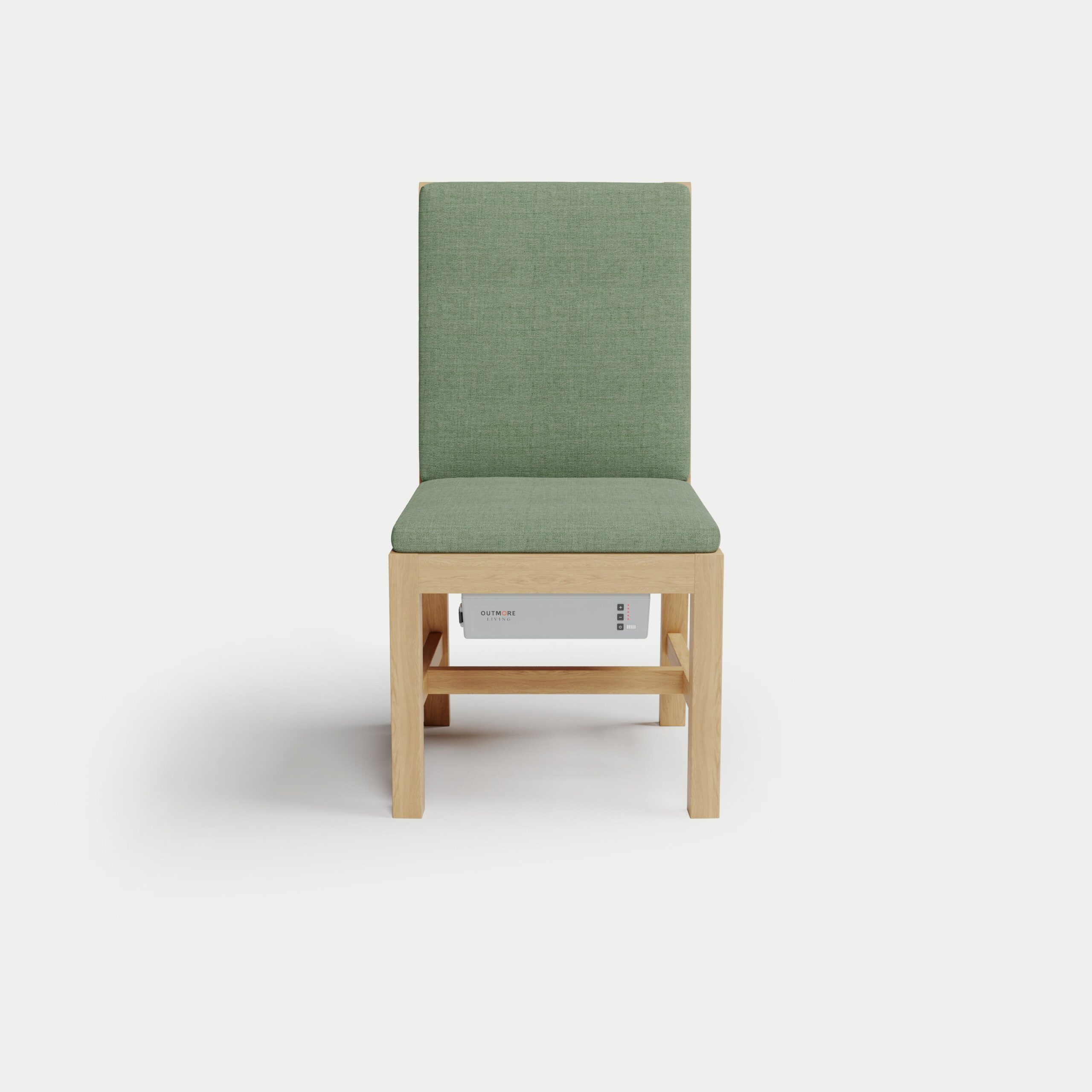 Solerno Heated Dining Armless Chair