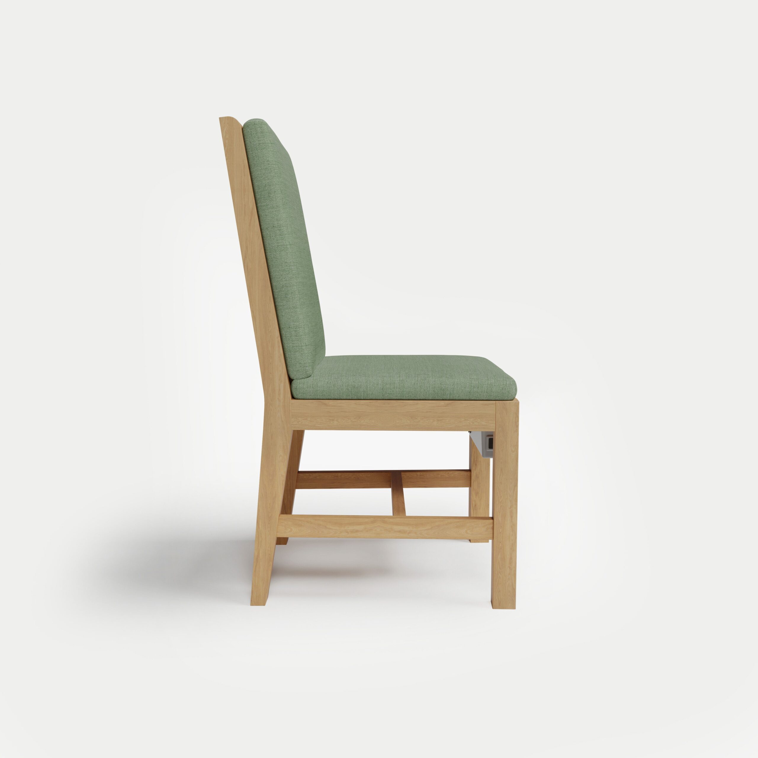 Solerno Heated Dining Armless Chair - Image 5
